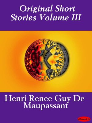 cover image of Original Short Stories, Volume III